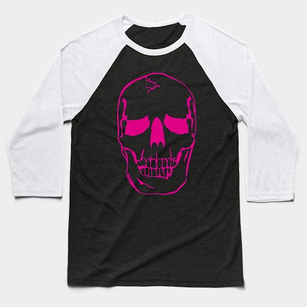 Skull Baseball T-Shirt by BeAwesomeApparel